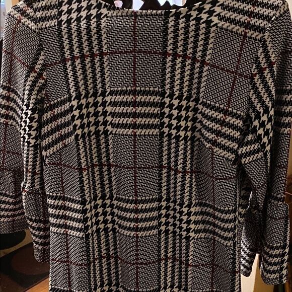 🛍LONG Sleeve Plaid violet B Dress ,Size: Small Super cute - Picture 2 of 4